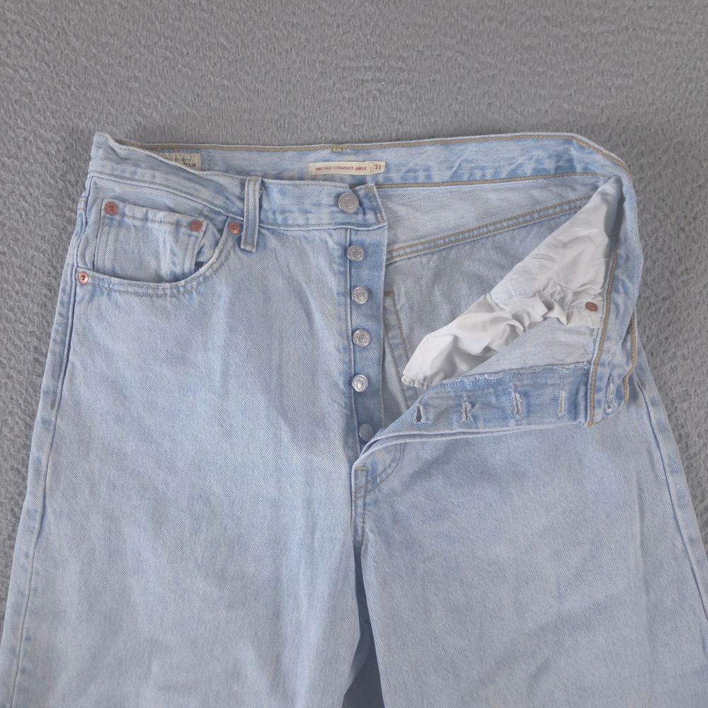 Light Blue Straight Leg Women’s Jeans - Picture 10 of 13